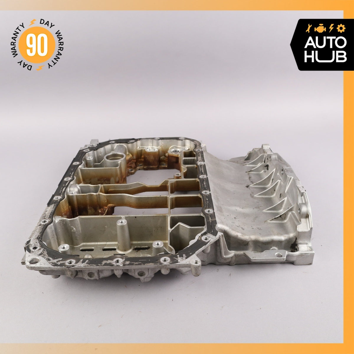 Audi C7 A6 3.0L Top Upper Engine Oil Pan 06E103603AH OEM - photo 11