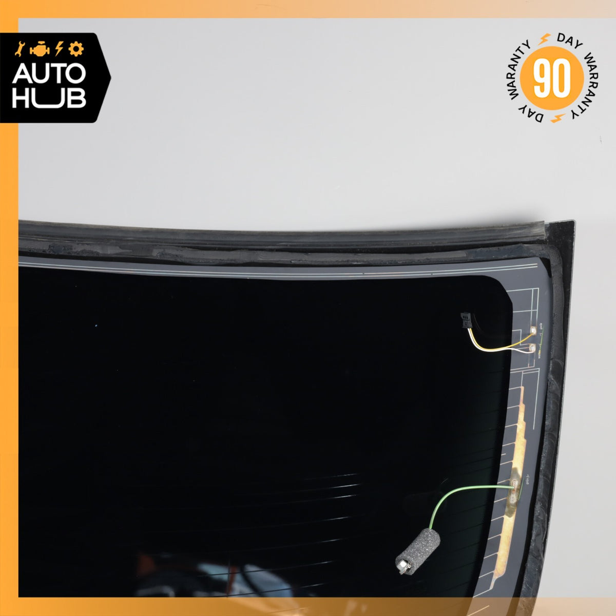 17-23 Mercedes W205 C300 C43 C63 AMG Coupe Rear Windshield Window Glass OEM 50k - photo 11