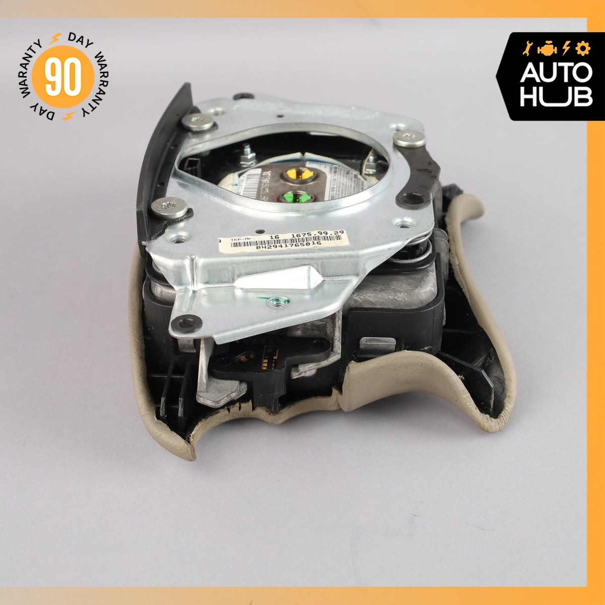 Mercedes R230 SL500 SL55 AMG CLK500 E350 Steering Wheel Airbag Air Bag Beige OEM - photo 16