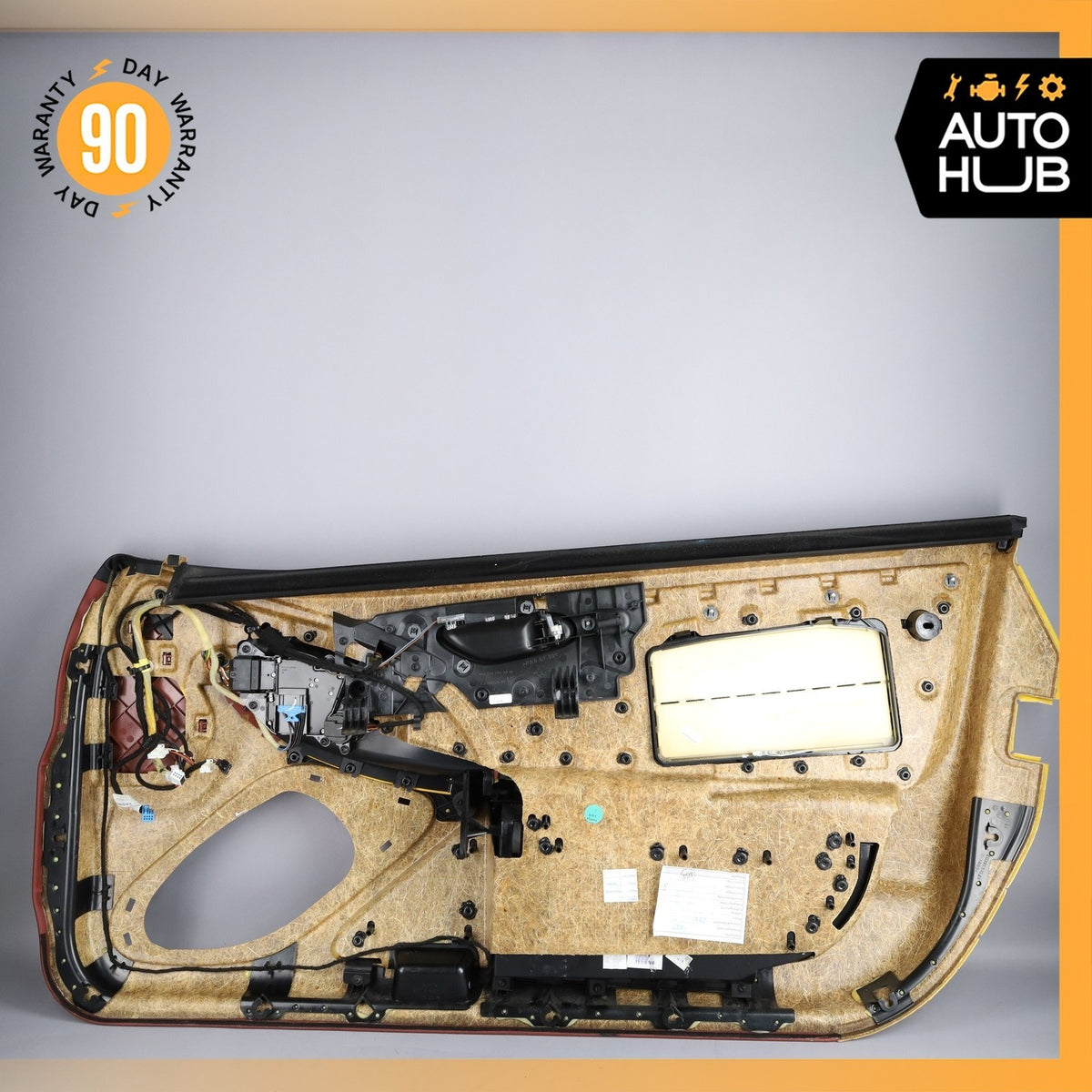 09-12 Mercedes R230 SL550 Interior Door Panel Left Driver Side Red OEM 62k - photo 17
