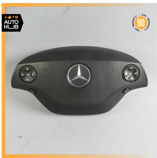 07-10 Mercedes W216 CL550 S550 S400 Steering Wheel Airbag Air Bag Black OEM - photo 1