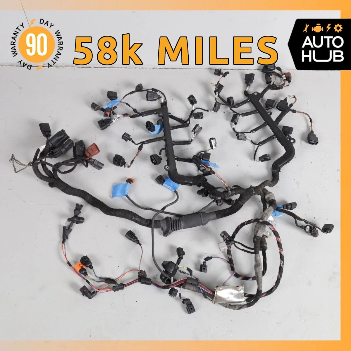 Bentley Continental Flying Spur 6.0L Engine Ignition Wire Cable Harness OEM 58k - photo 1