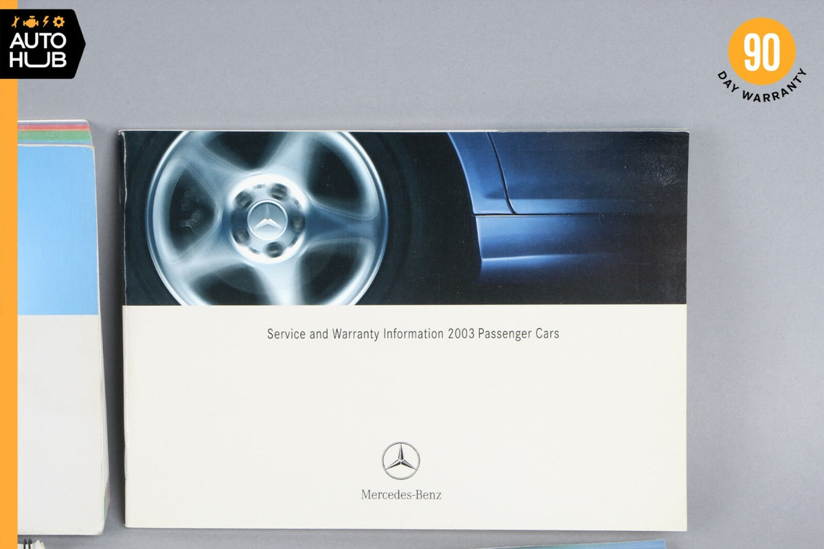 2003 Mercede-Benz W220 S430 Owner's Operator Maintenance Manual Book OEM - photo 6