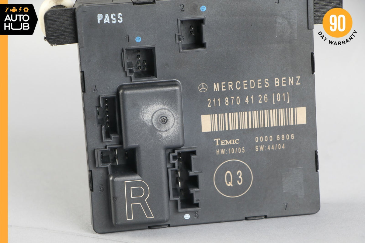 03-09 Mercedes W211 E350 E500 E550 Door Control Module Rear Right Side OEM - photo 7