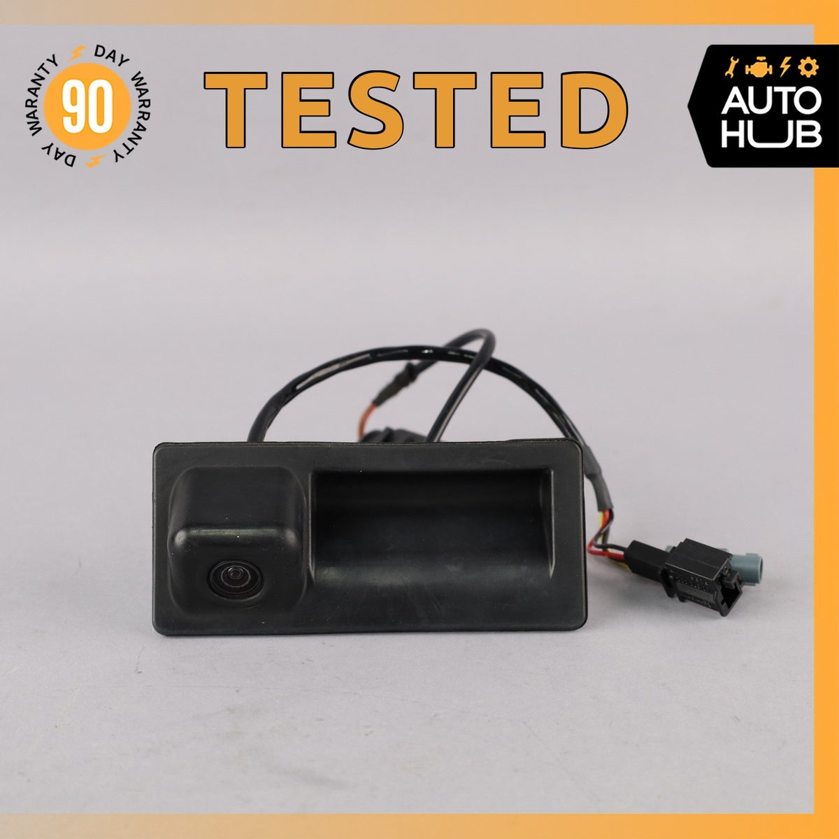 Porsche Cayenne 958 Trunk Tailgate Release Open Handle w/ Camera OEM - photo 1