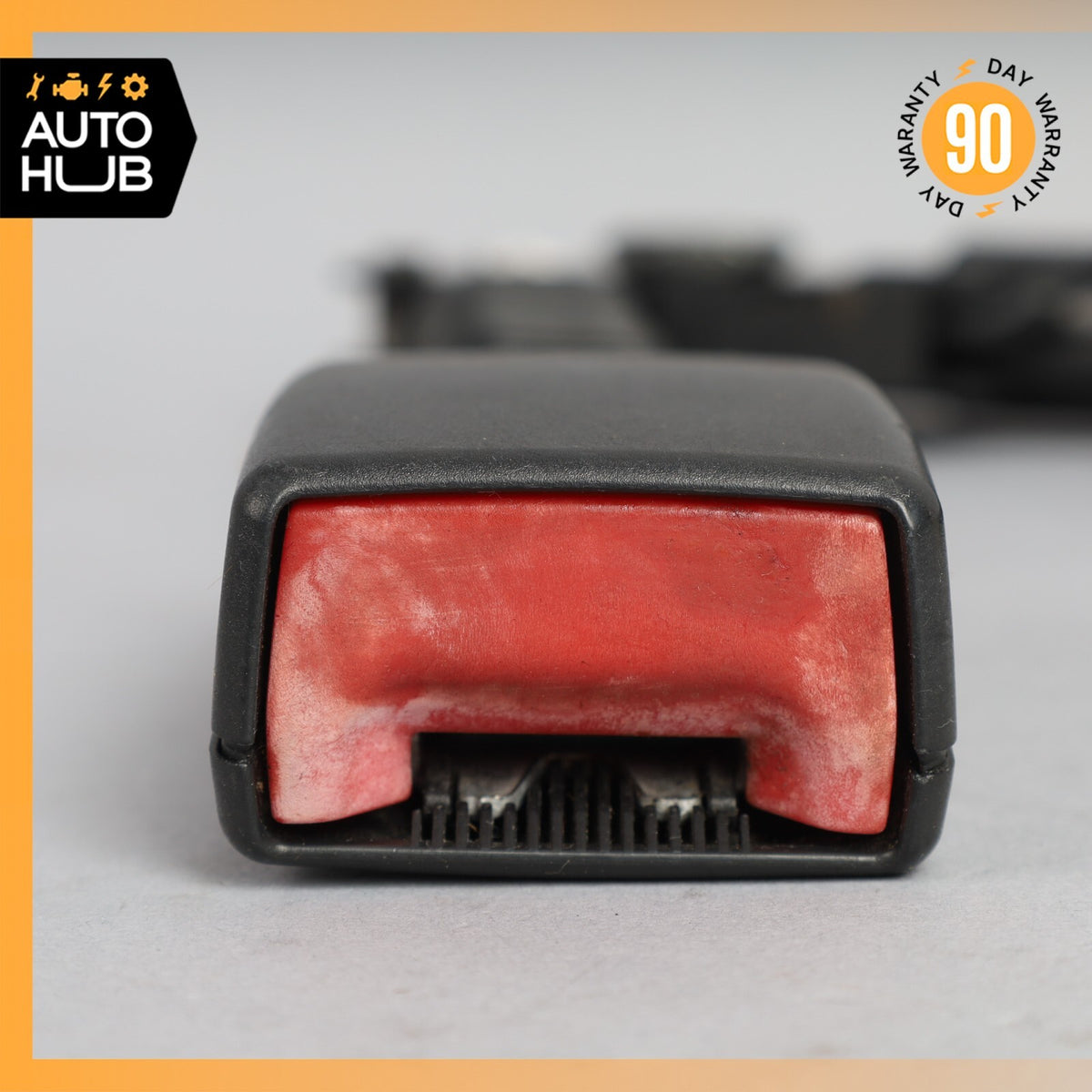 07-09 Mercedes W211 E350 CLS550 Front Right Side Seat Belt Buckle Black OEM - photo 10