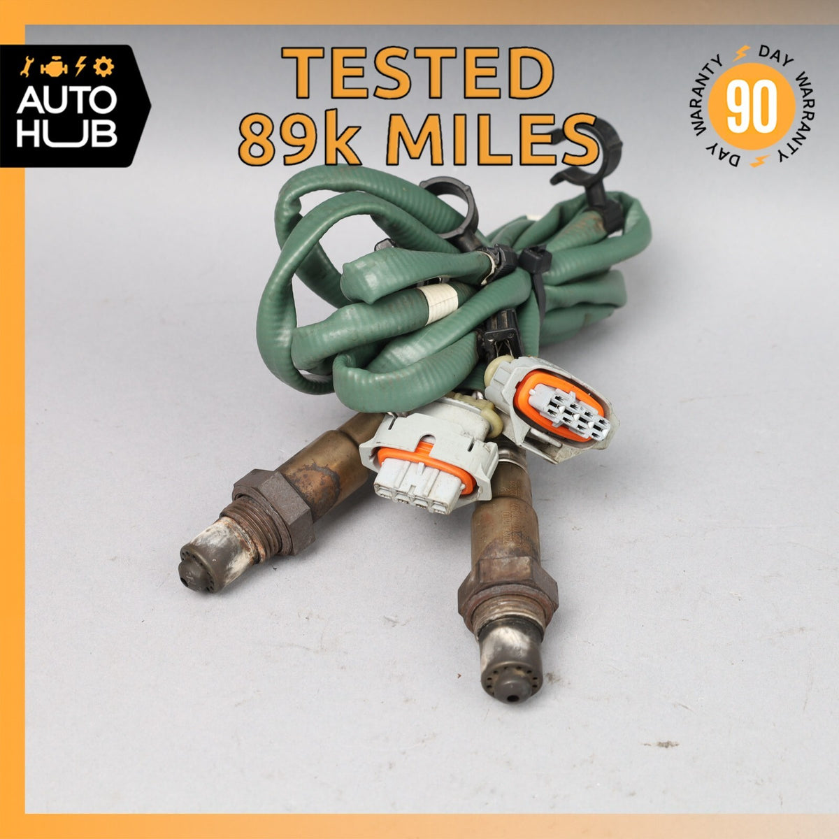2012 Porsche Panamera 970 Hybrid Rear Oxygen O2 Sensor Lambda Set of 2 OEM 89k - photo 1
