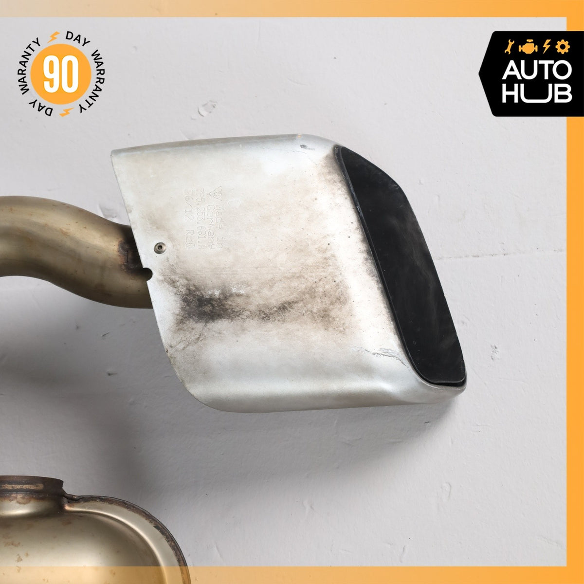 11-14 Porsche Cayenne 958 Hybrid S Dual Exhaust Mufflers Tips Assembly OEM - photo 11