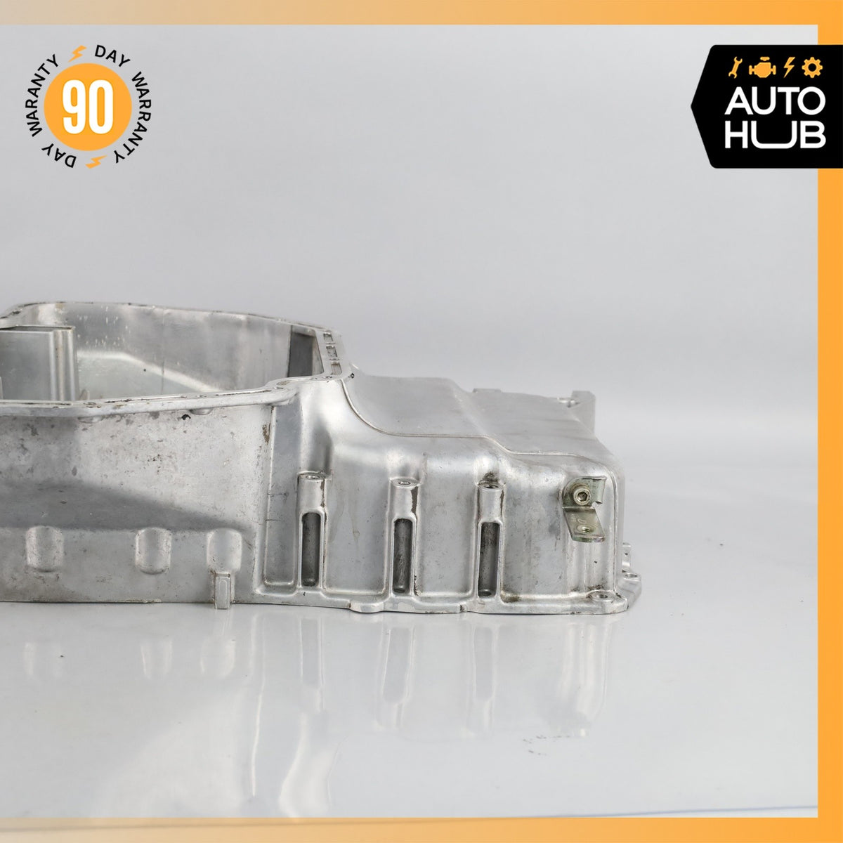 92-99 Mercedes W140 CL600 S600 Oil Pan Upper Part 1200103213 OEM - photo 10