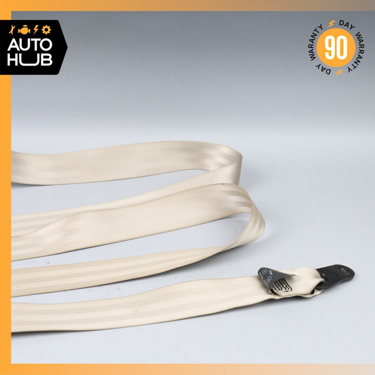 06-13 Bentley Continental Flying Spur Front Right Side Seat Belt Beige OEM 80k - photo 11