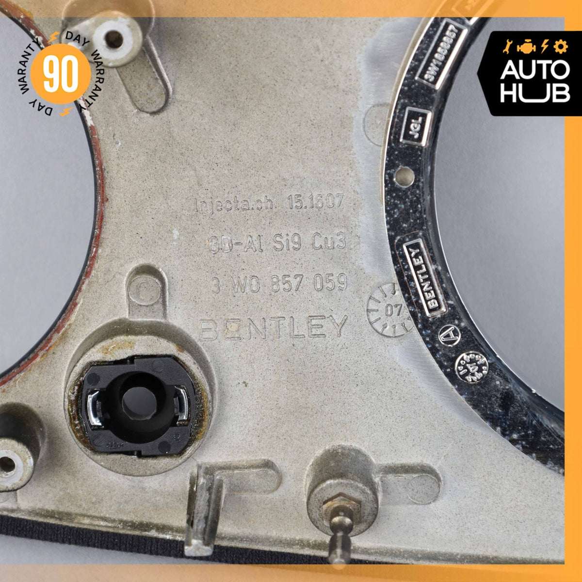 03-13 Bentley Continental GTC GT Dash Panel Speedometer Bezel Trim OEM 19k - photo 14