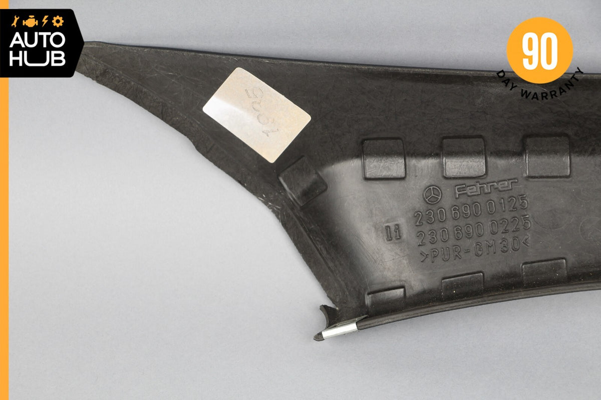 07-12 Mercedes R230 SL550 SL55 Front Right Interior Trim Panel A Pillar OEM 66k - photo 7