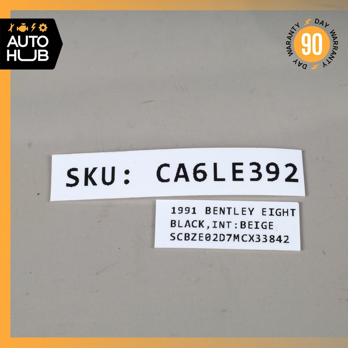 Bentley Eight Air Intake Cleaner Filter Box Assembly UE71480 OEM 56k - photo 14