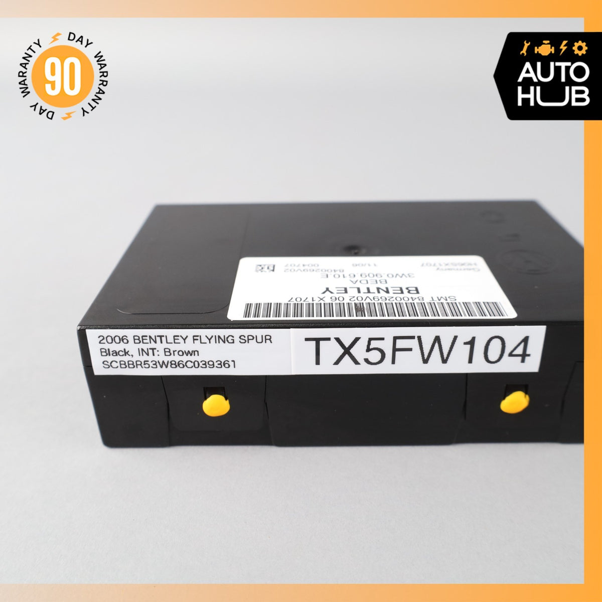 Bentley Continental Flying Spur GT Trunk Lid Lock Release Control Module OEM 39k - photo 10