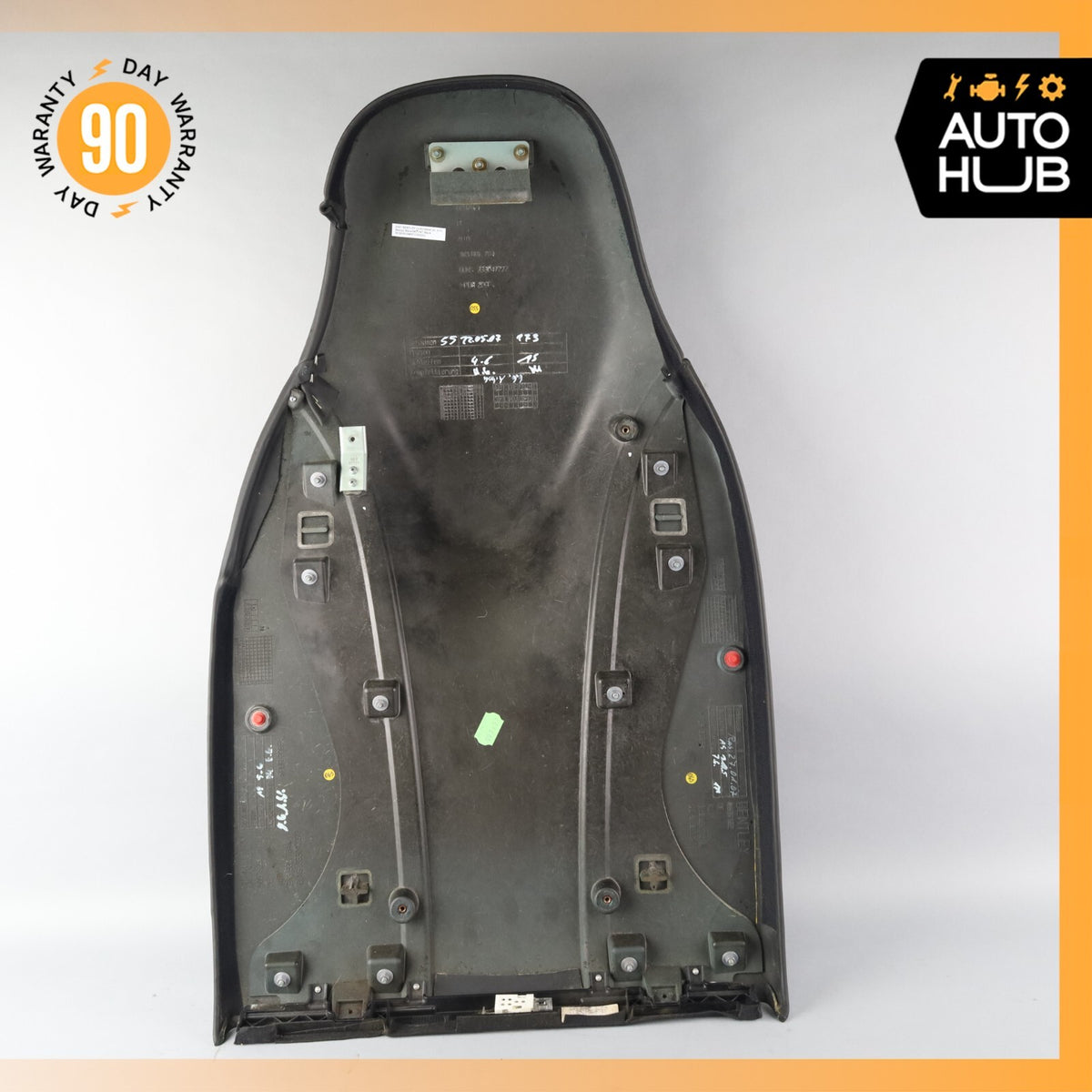 07-11 Bentley Continental GTC GT Seat Back Cover Panel Front Right Side OEM 62k - photo 12