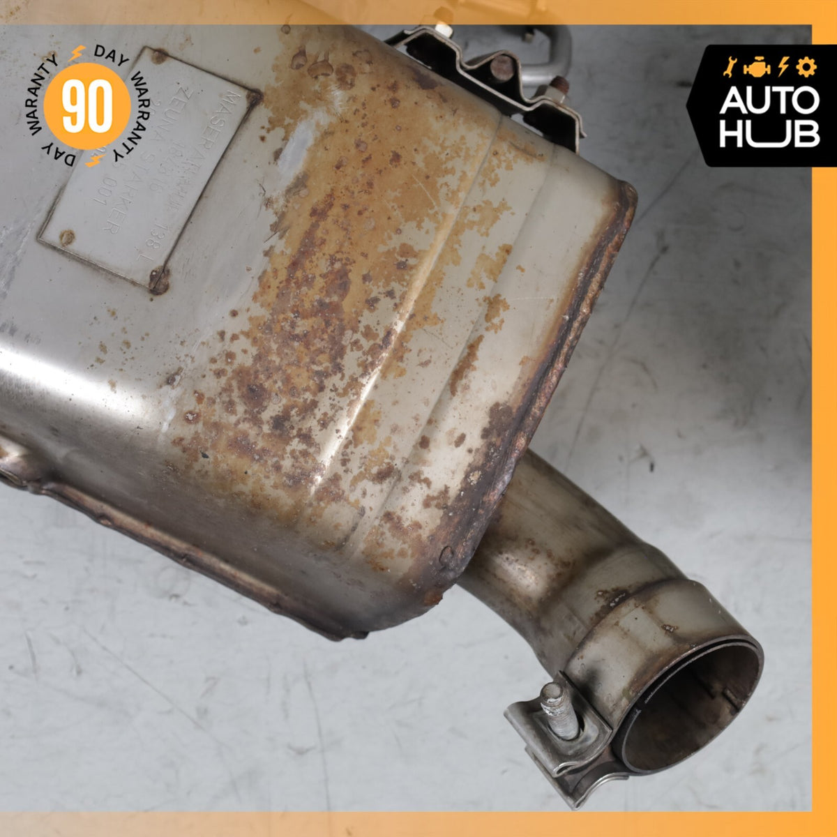 02-07 Maserati M138 Coupe 4200 Exhaust Muffler Quad Tips Left and Right OEM 67k - photo 13