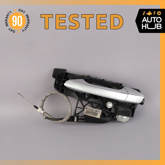 07-13 Mercedes W221 S400 S550 Rear Left Exterior Door Handle Keyless Go OEM - photo 1