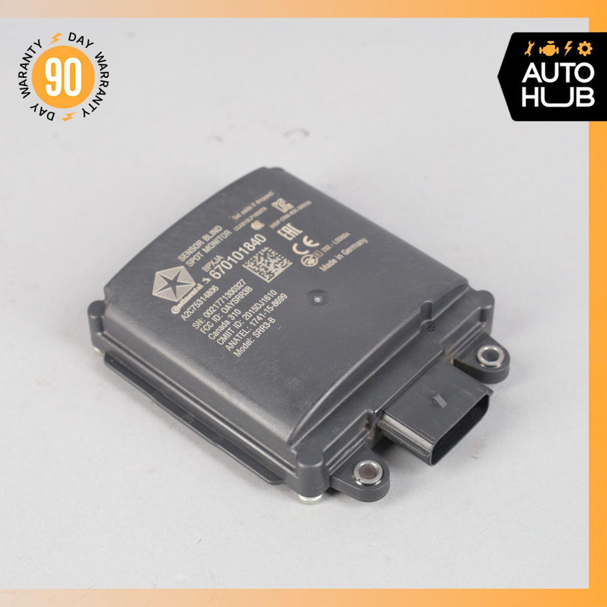 2018 Maserati Levante M161 Rear Left or Right Blind Spot Radar Sensor Module OEM - photo 2