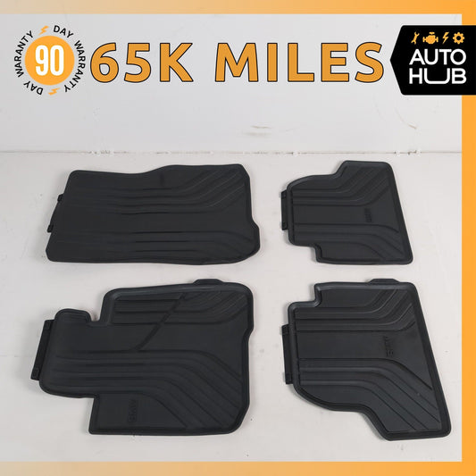 14-20 BMW F32 435i 430i Coupe Front & Rear Floor Foot Mat Rubber Set OEM 65k - photo 1