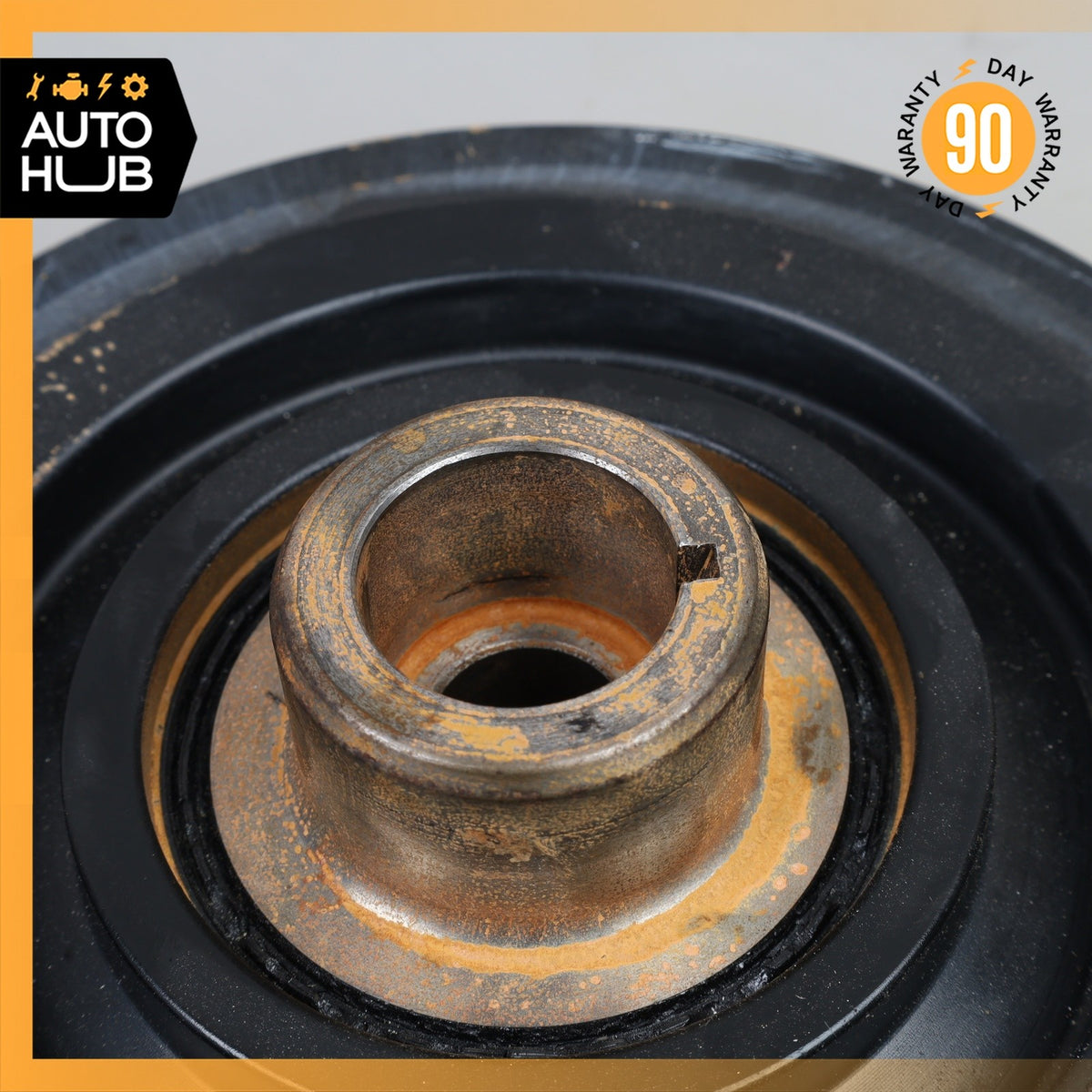BMW F33 435i Engine Crankshaft Pulley Vibration Damper 7573654 OEM - photo 4