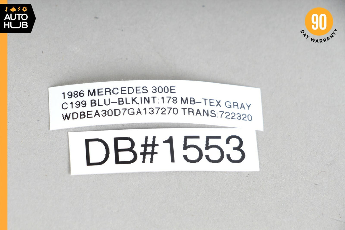 85-89 Mercedes W124 300E 560SEL 260E Rear View Mirror Switch 1248201810 OEM - photo 8