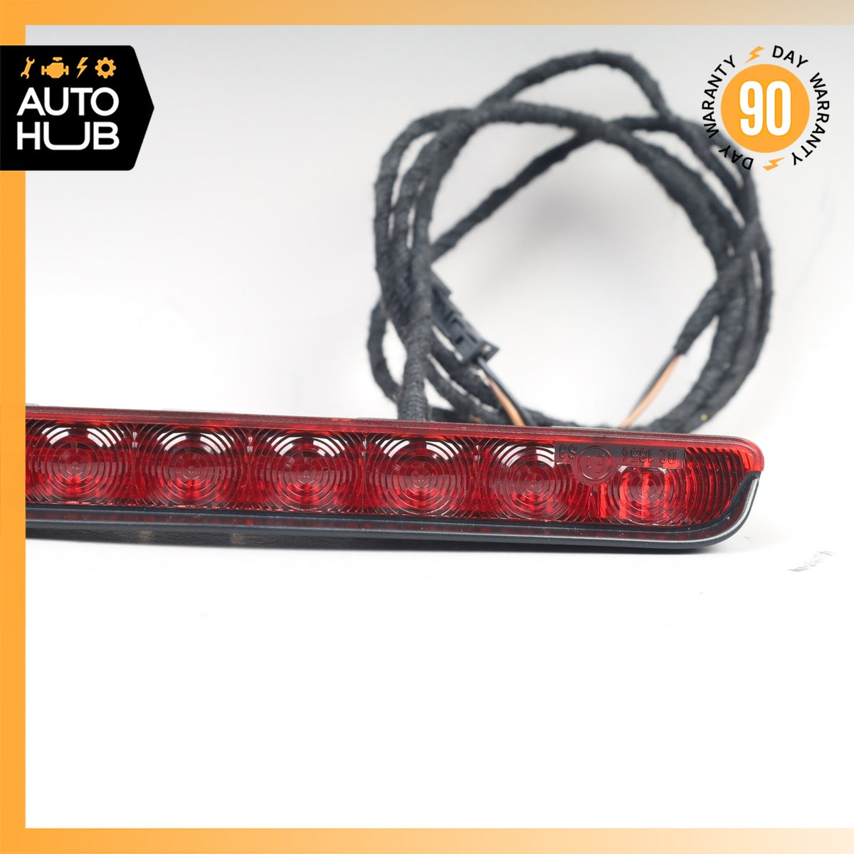 07-14 Mercedes W221 S600 CL550 S400 Rear 3RD Third Brake Stop Light Black OEM - photo 4