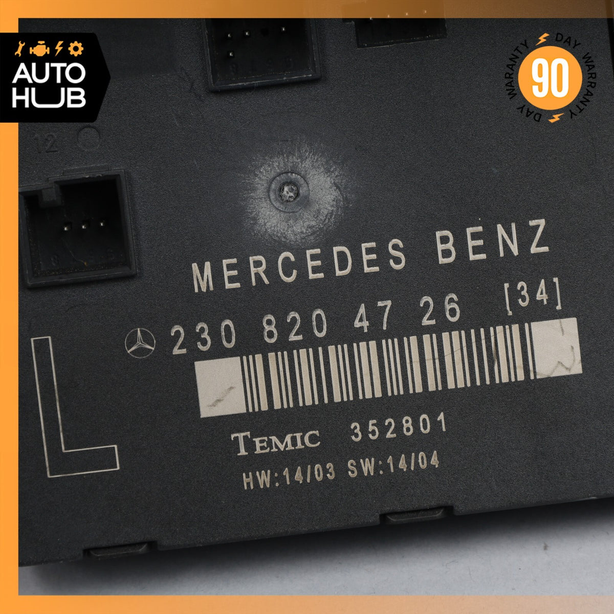 03-12 Mercedes R230 SL500 SL550 Door Control Module Left Driver Side OEM - photo 9