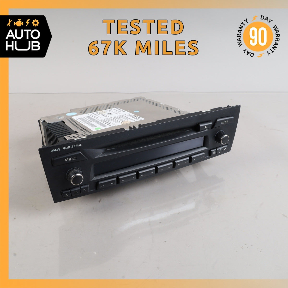 BMW E90 328i 335i Audio Radio Receiver Head Unit AM FM Player OEM 67k - photo 1