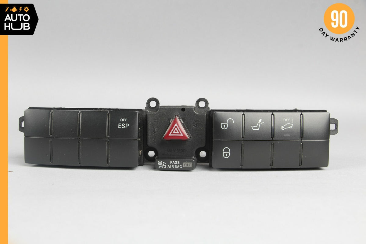 05-09 Mercedes W209 CLK350 CLK500 Center Dashboard Control Switch 2038700510 OEM - photo 3