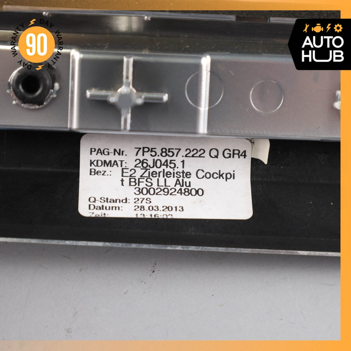 11-18 Porsche Cayenne 958 GTS Dashboard Cover Panel Trim Molding Set OEM 82k - photo 23