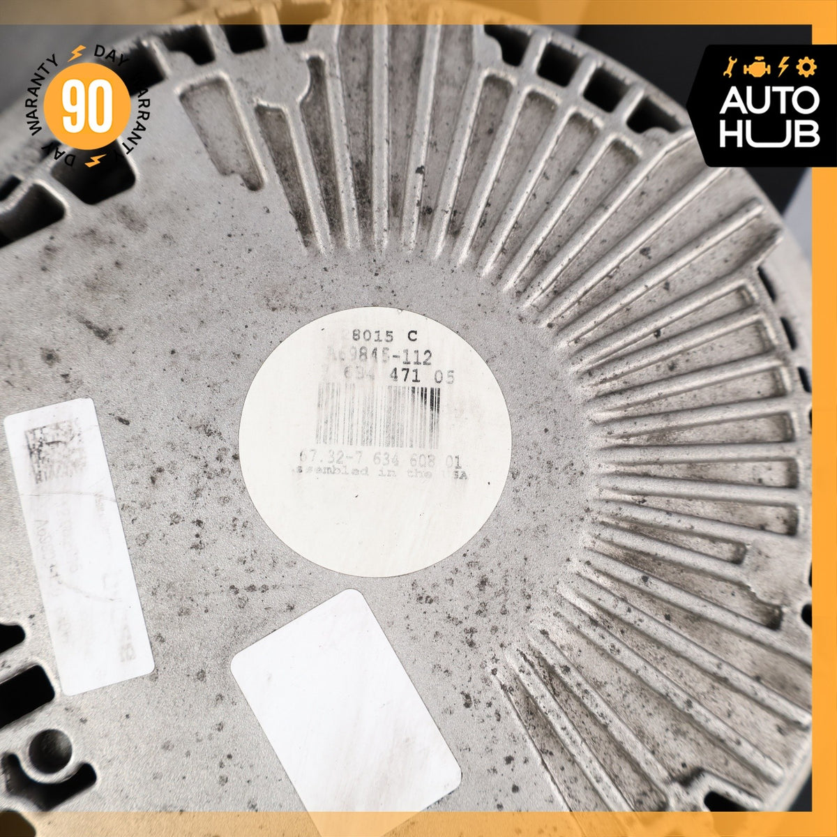 14-19 BMW F15 X5 X6 3.0L Engine Motor Radiator Cooling Fan Blade w/ Motor OEM - photo 16