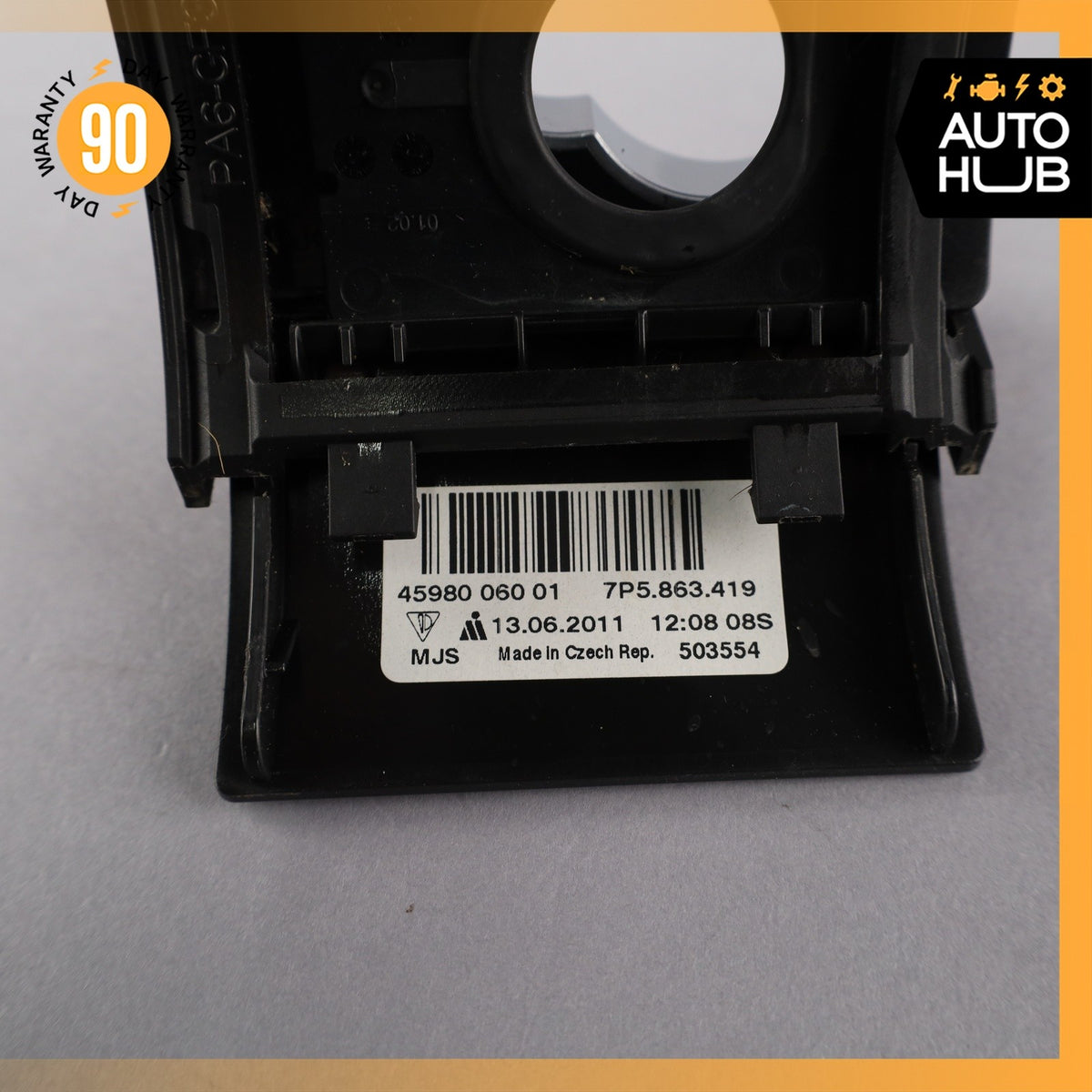 11-18 Porsche Cayenne 958 Center Console Shifter Trim Bezel 7P5863419 OEM - photo 9