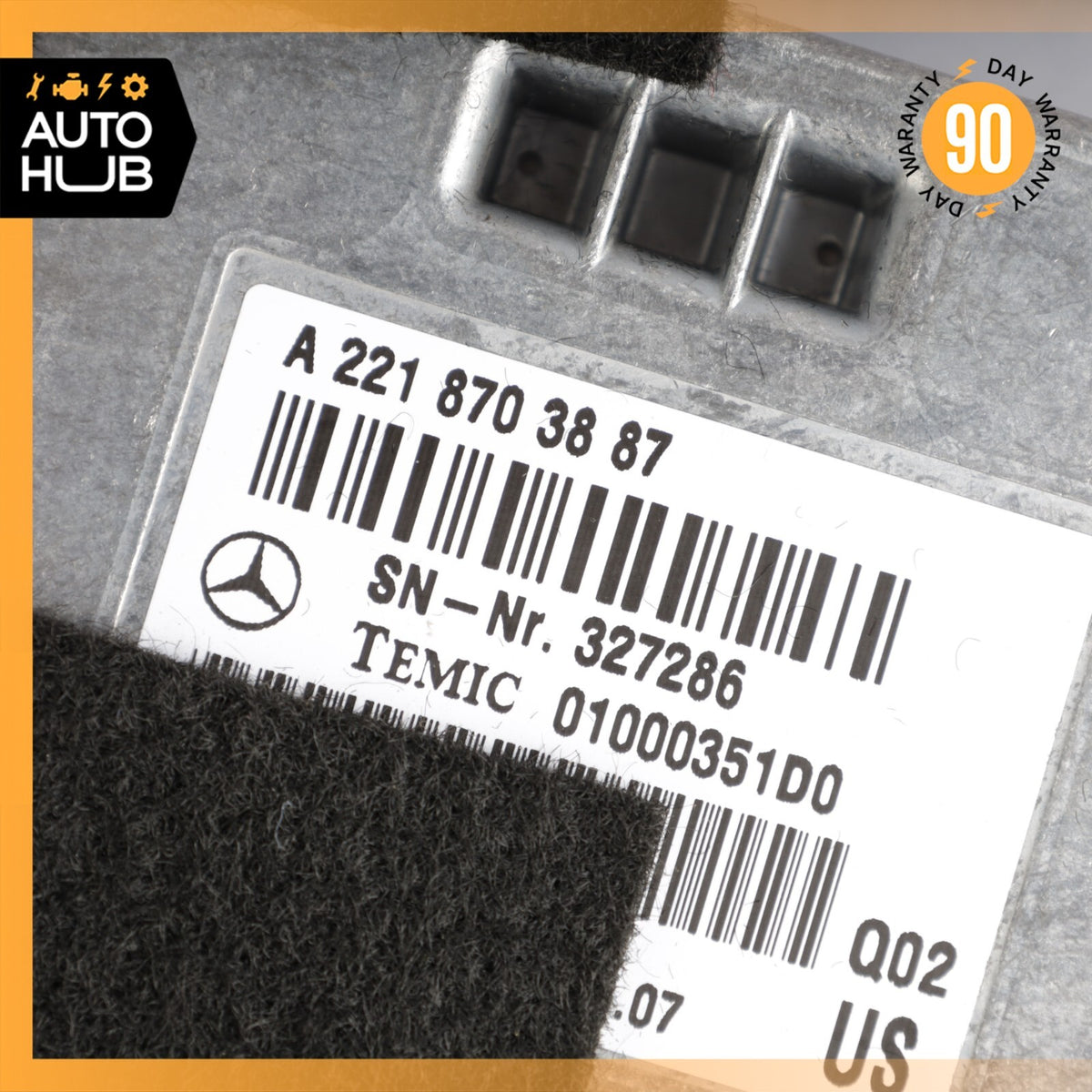 07-14 Mercedes W221 S63 CL550 Voice Language Communication Control Module OEM - photo 9