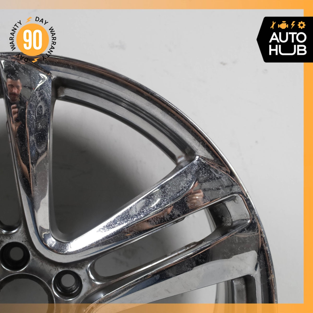 Bentley Continental GT GTC 9.5 x 20 20" Wheel Rim Chrome 3W0601025DC OEM - photo 3