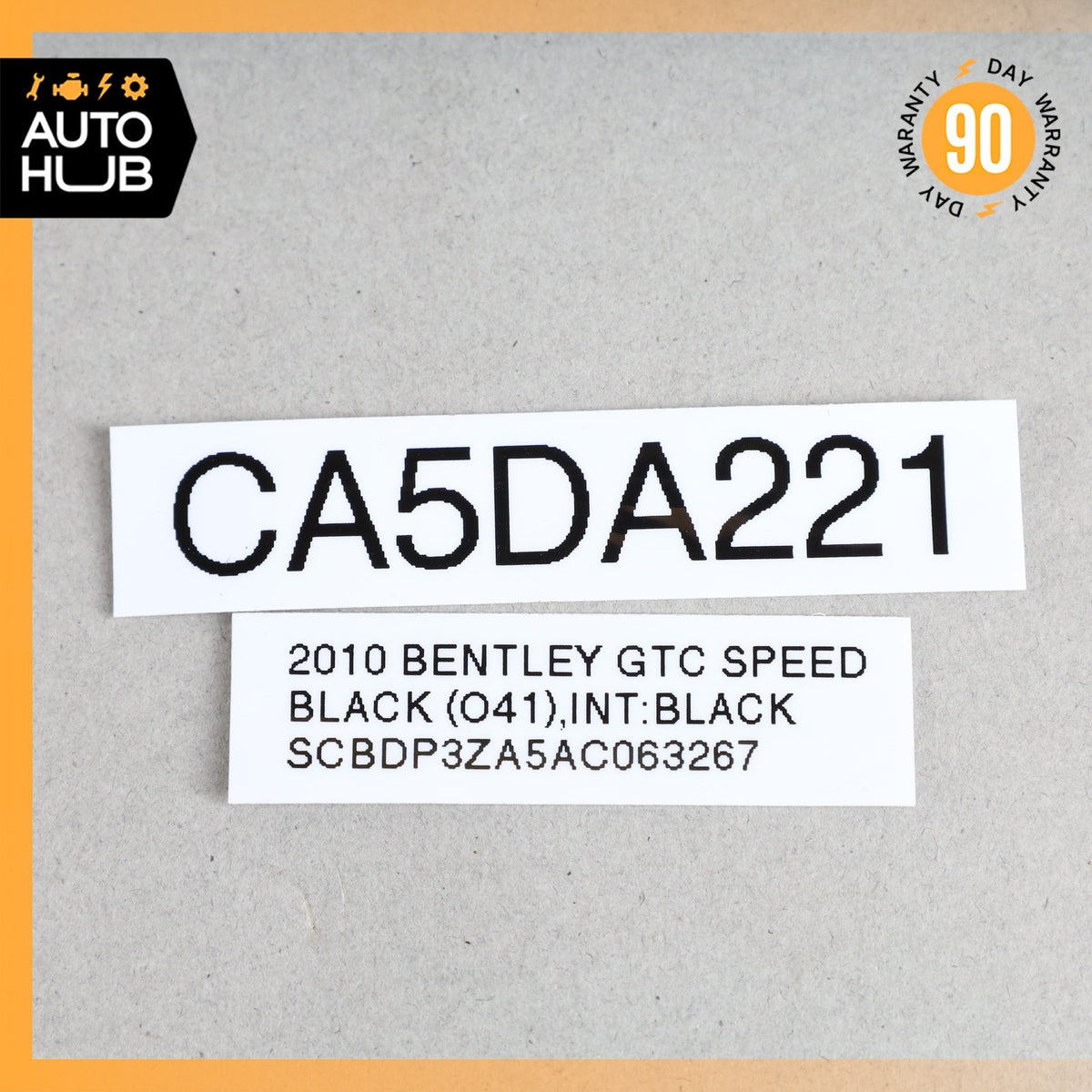 07-18 Bentley Continental GTC Rear Windshield Glass Wire Harness OEM - photo 6