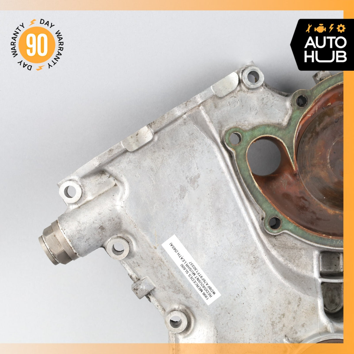 93-02 Mercedes R120 SL600 S600 M120 Engine Motor Timing Cover 1200150502 OEM - photo 2