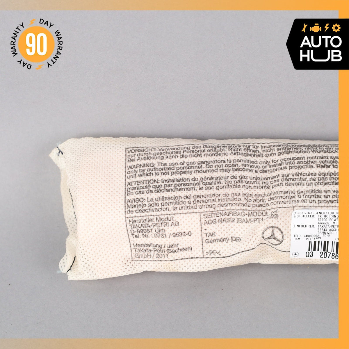 Mercedes W207 E350 C250 E550 Front Right Side Seat Airbag Air Bag OEM - photo 2