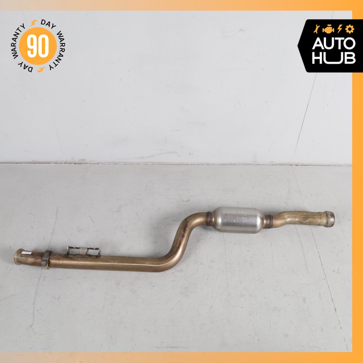 12-14 Mercedes W204 C250 M271 1.8L Center Medium Exhaust Pipe 2124910001 OEM 84k - photo 9