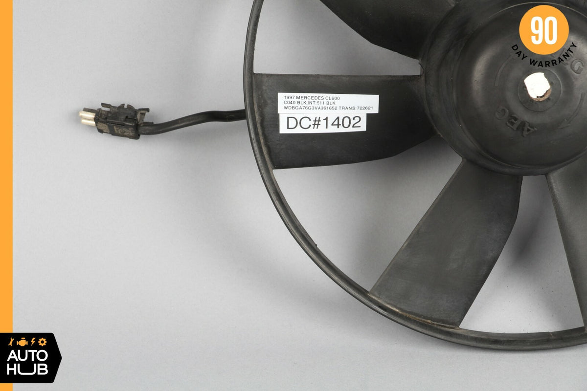 92-02 Mercedes R129 SL600 S600 CL600 Radiator Cooling Fan Motor OEM - photo 4