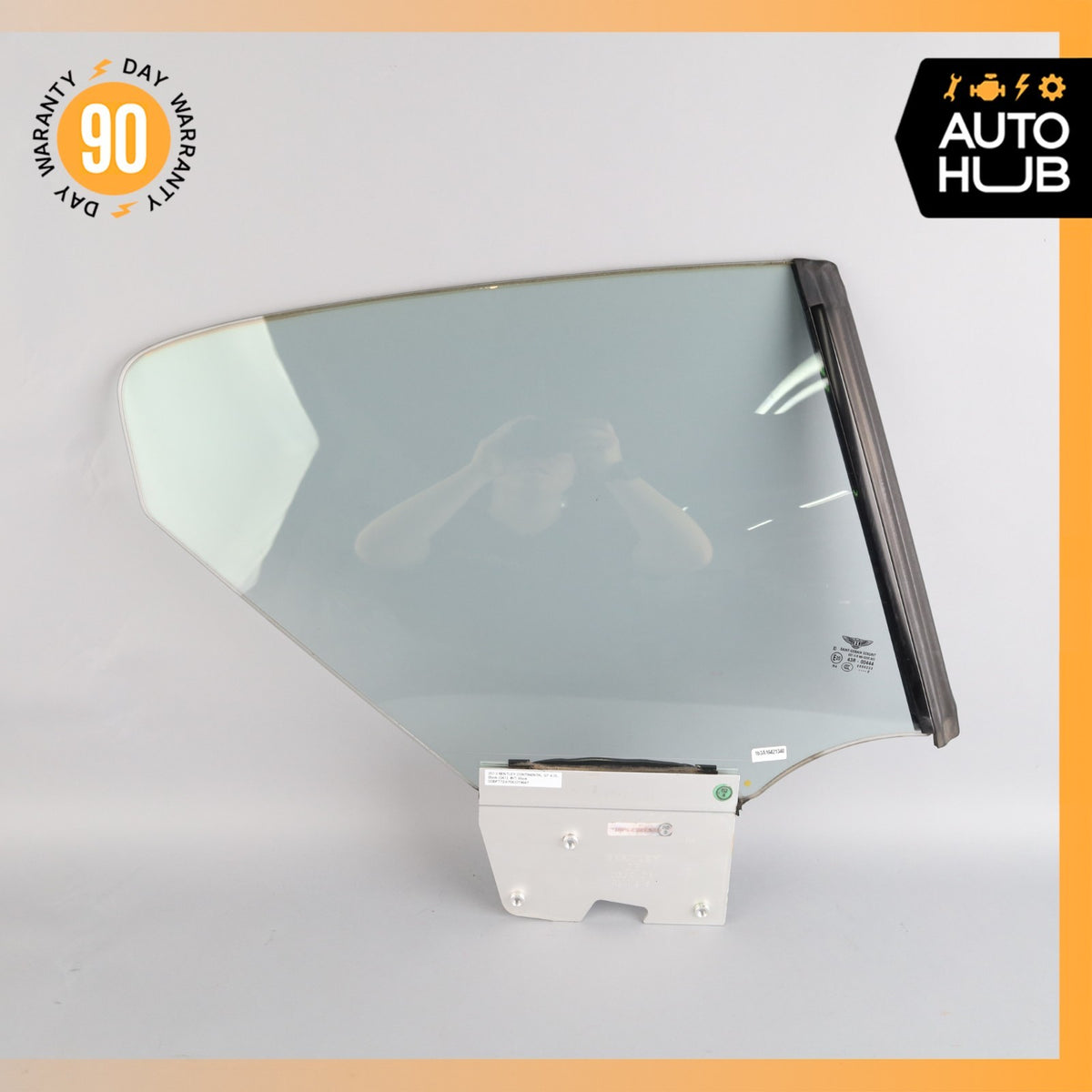 12-17 Bentley Continental GT Coupe Rear Right Side Quarter Window Glass OEM 73k - photo 2