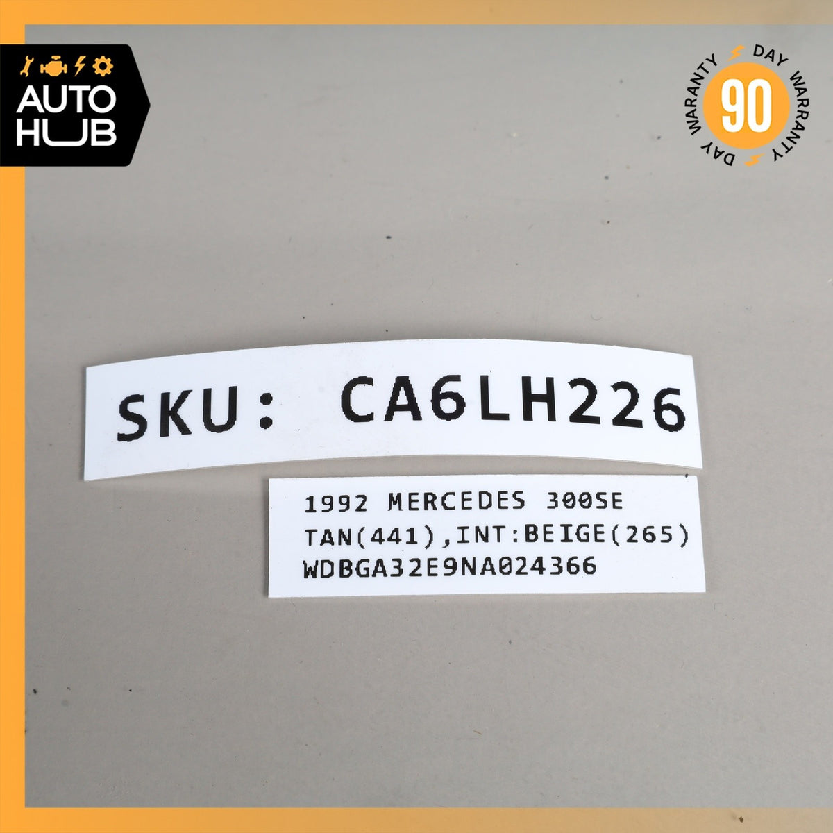 92-93 Mercedes W140 300SE General GM Basic Control Module OEM - photo 14