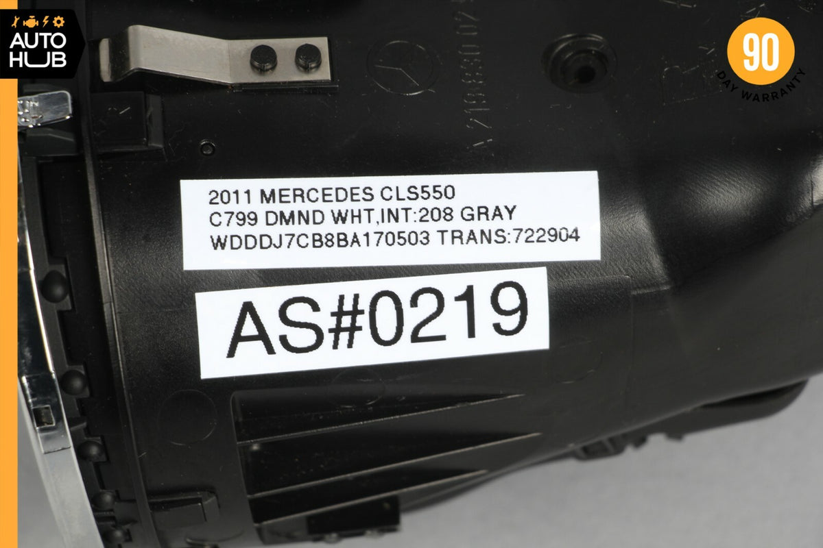 06-11 Mercedes CLS550 CLS500 Right Side Dashboard Dash Board Air Vent Black OEM - photo 12