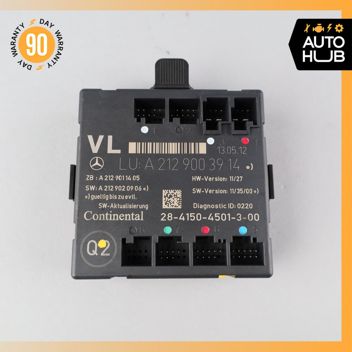 08-18 Mercedes W204 C250 CLS550 Front Left Driver Side Door Control Module OEM - photo 6