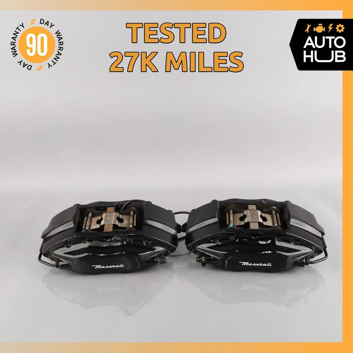 02-07 Maserati M138 Coupe 4200 Front Left & Right Brake Caliper Calipers Set OEM - photo 1