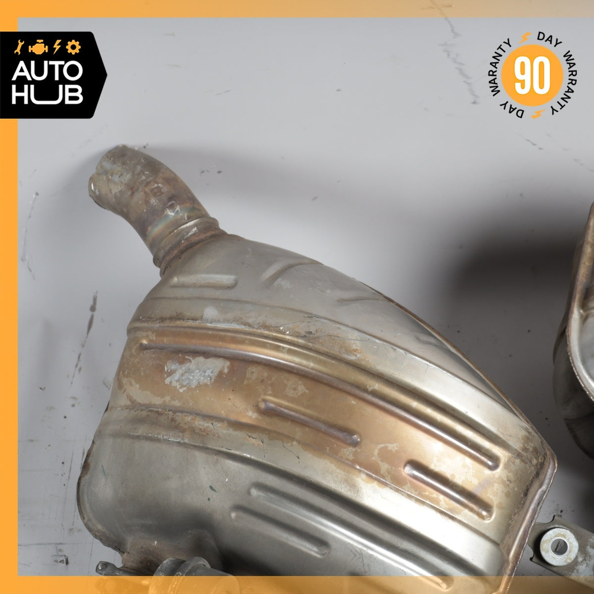 10-16 Porsche Panamera 970 Turbo Sport Exhaust Muffler Right & Left Set OEM 68k - photo 12