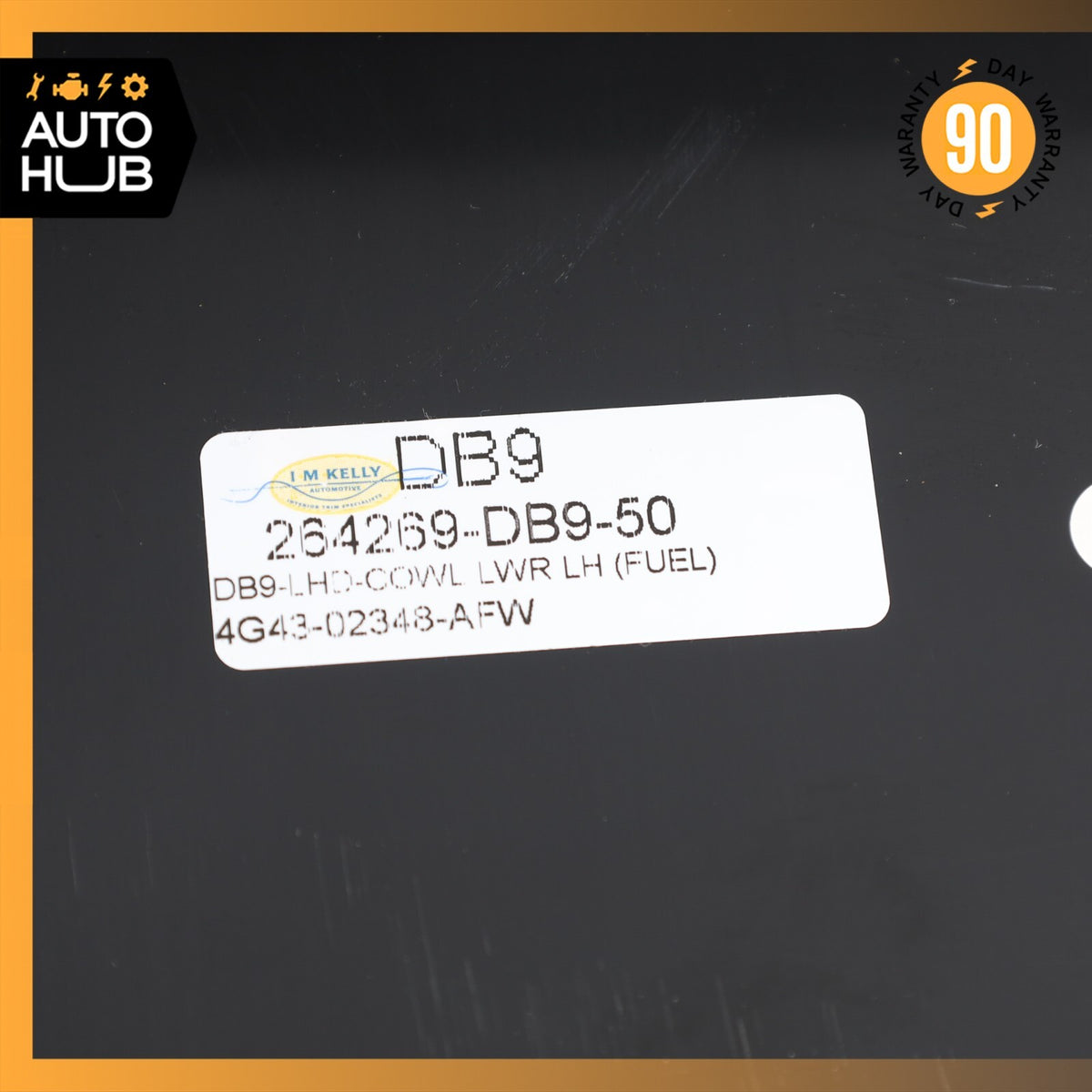 13-16 Aston Martin DB9 Front Left Side Lower A-Pillar Kick Panel Trim OEM 35k - photo 16