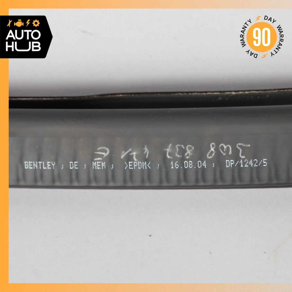 Bentley Continental GT Front Left Driver Side Door Inner Glass Rubber Seal OEM - photo 10
