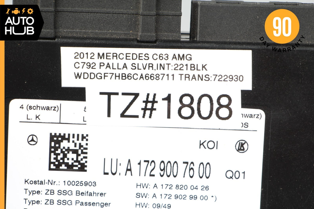 Mercedes W204 C63 AMG C350 E350 Seat Control Module Front Right Side OEM - photo 12