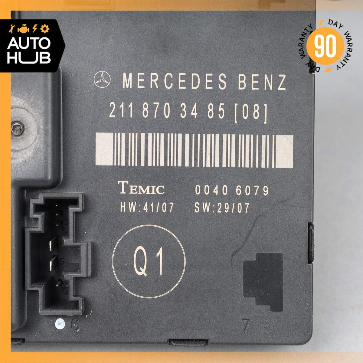 07-09 Mercedes W211 E350 E550 Rear Right Door Control Module 2118703485 OEM - photo 8