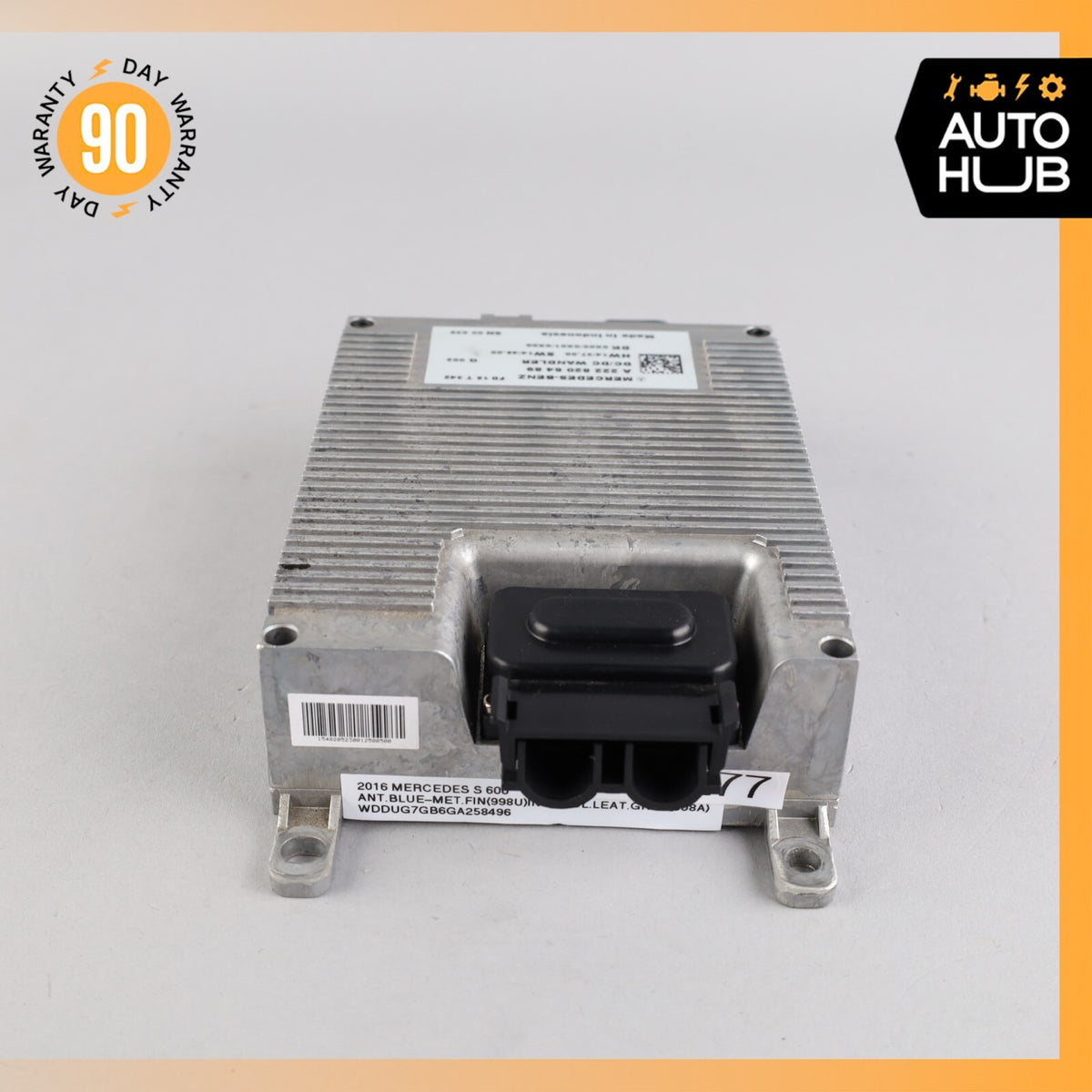 16-17 Mercedes W222 S600 S550 Voltage Transformer Inverter Control Module OEM - photo 3